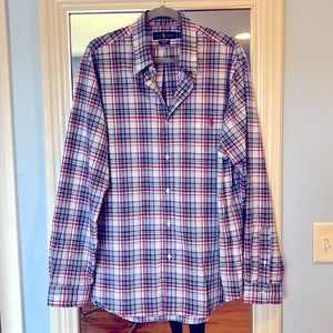 Ralph Lauren Plaid Mens Dress Shirt